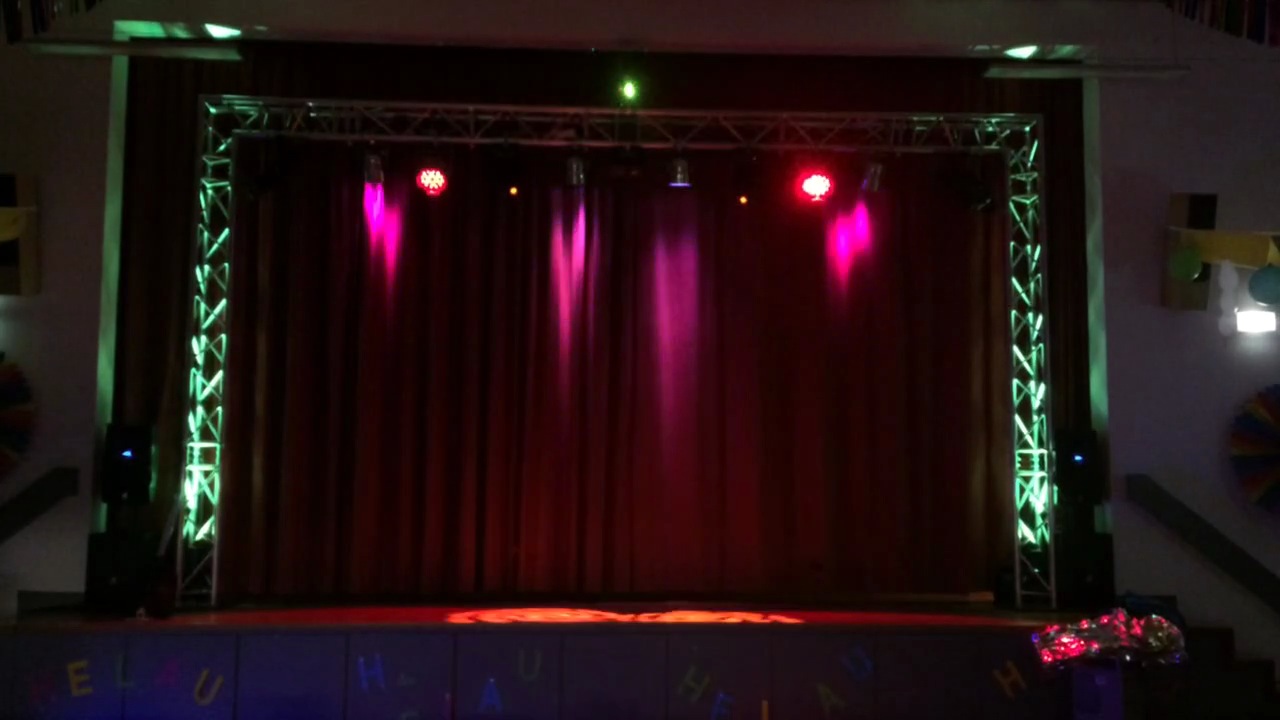 Bühnen-Setup 3. Obrigheimer Benifizfasching 2014